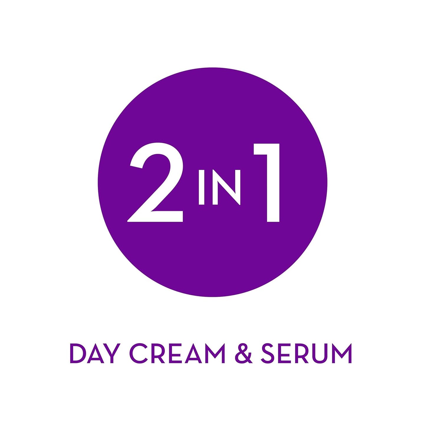 Age-Defying Face Serum & Day Cream – 2-in-1 Anti-Wrinkle Formula with Niacinamide, Glycerin & Aloe Vera – Firms, Lifts & Smooths Fine Lines (1.7 oz)