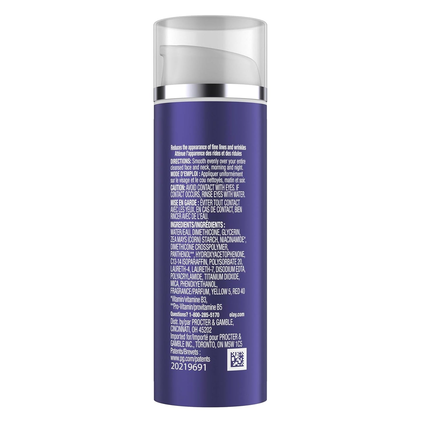 Age-Defying Face Serum & Day Cream – 2-in-1 Anti-Wrinkle Formula with Niacinamide, Glycerin & Aloe Vera – Firms, Lifts & Smooths Fine Lines (1.7 oz)