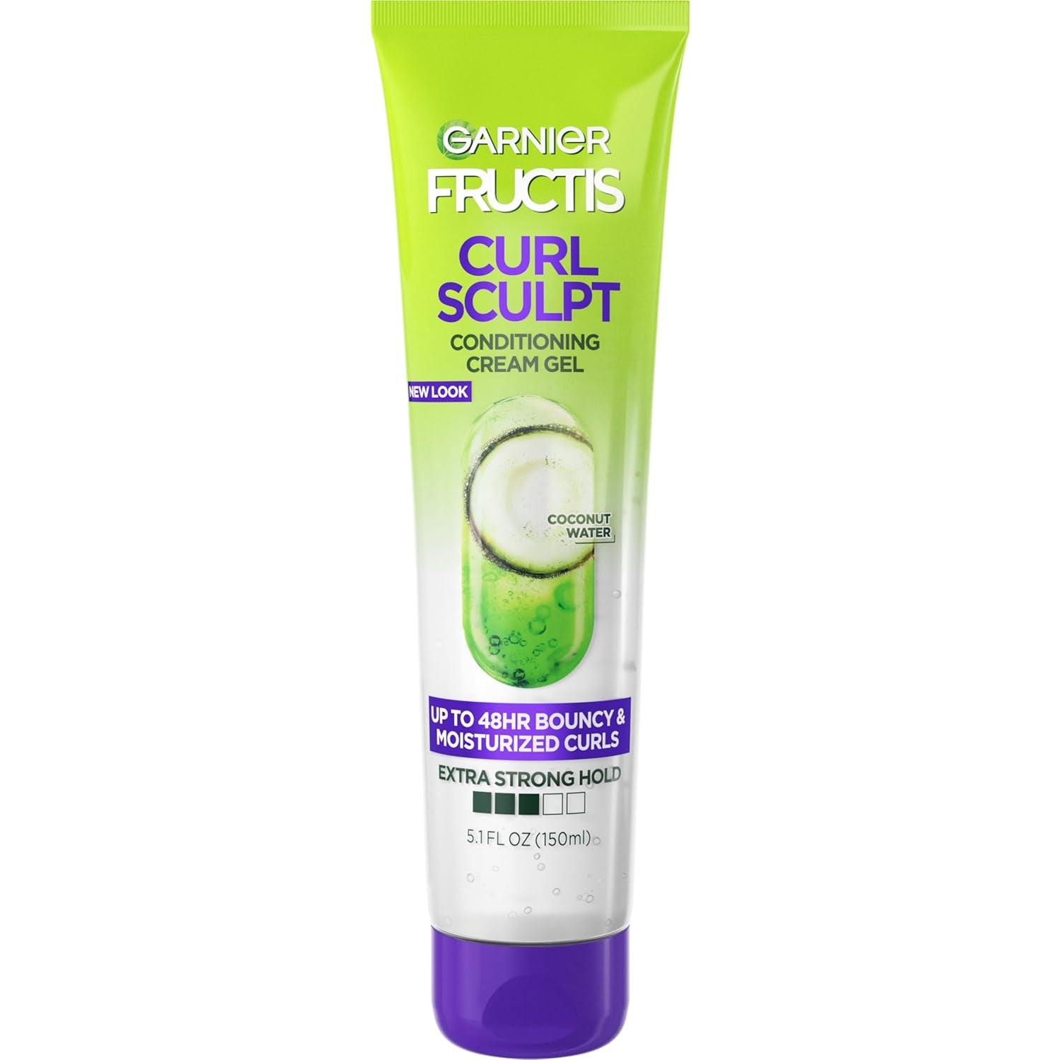 Fructis Style Curl Sculpt Cream Gel – Curl-Defining Conditioning Gel for Bounce & Moisture, 5.1 Fl Oz, Anti-Frizz Formula (Packaging May Vary)