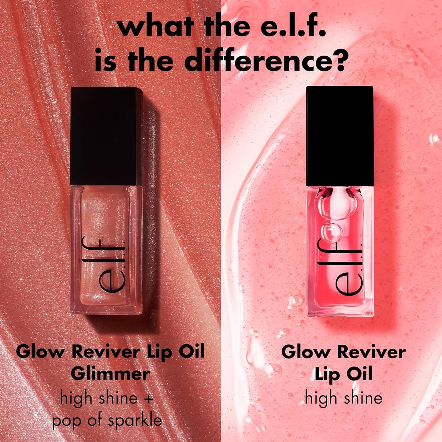 Glow Reviver Lip Oil – Nourishing, Hydrating with High-Shine & Sheer Color, Minty Scent, Non-Sticky, Vegan & Cruelty-Free 