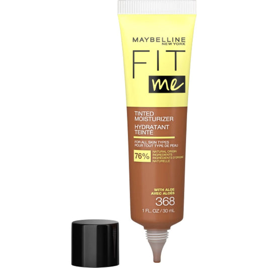 Maybelline Fit Me Tinted Moisturizer – Natural Coverage Hydrating Face Makeup, Lightweight Skin Tint, 1 Count
