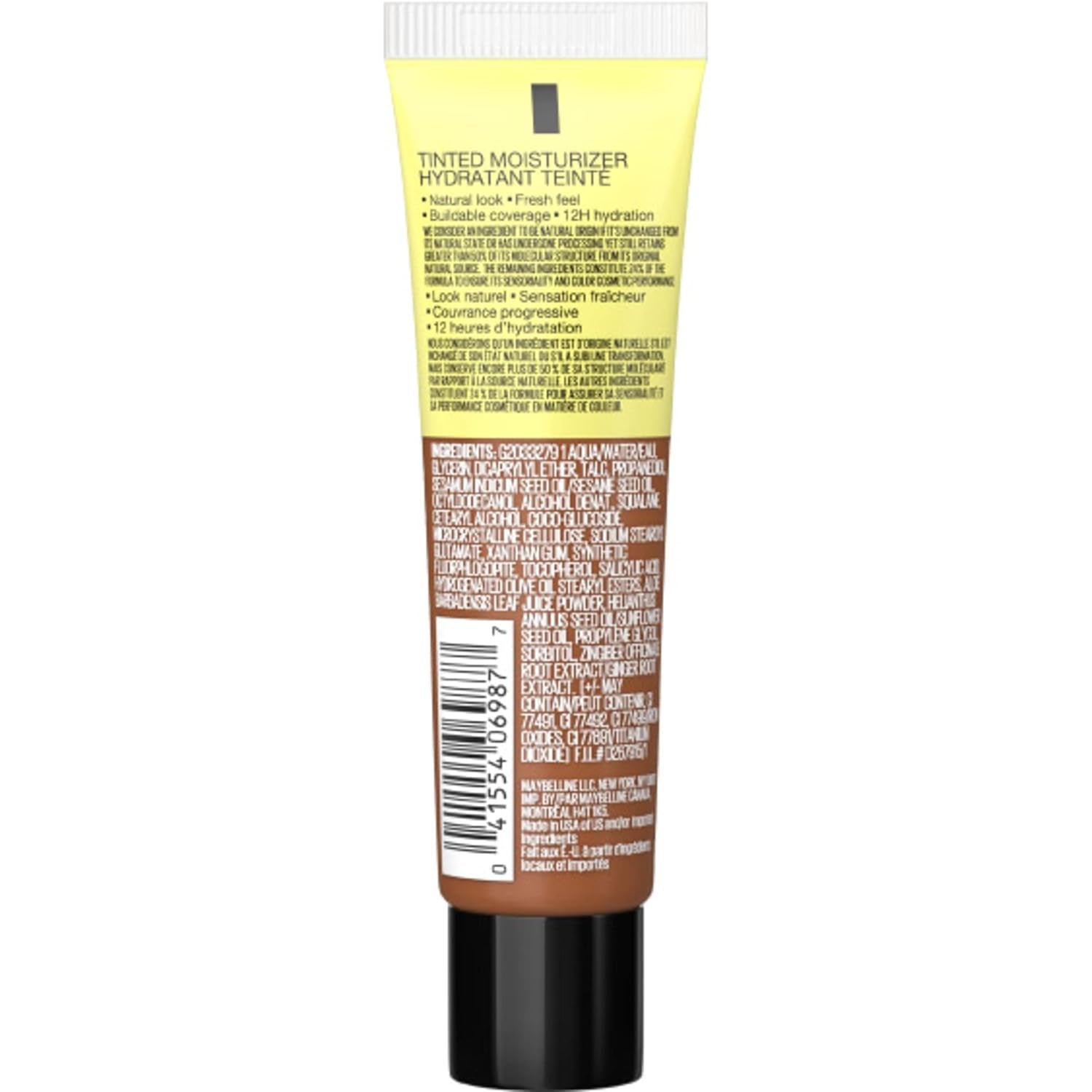 Maybelline Fit Me Tinted Moisturizer – Natural Coverage Hydrating Face Makeup, Lightweight Skin Tint, 1 Count