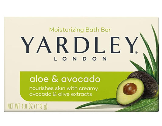 London Aloe & Avocado Moisturizing Bath Bar Soap – Natural Hydration, 4oz (Pack of 8)