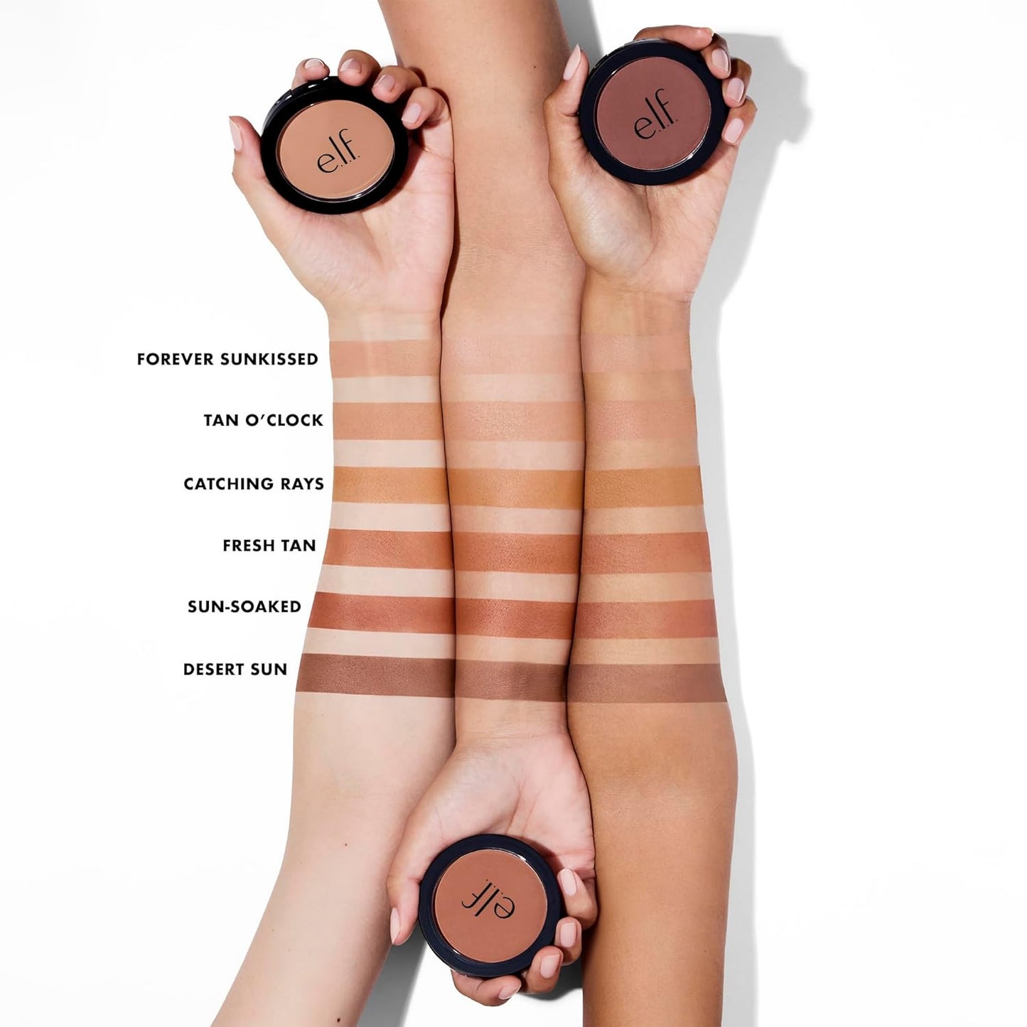 Primer-Infused Matte Bronzer – Long-Wear, Lightweight & Blendable Contour for Sun-Kissed Cheeks – Forever Sun Kissed, 0.35 Oz