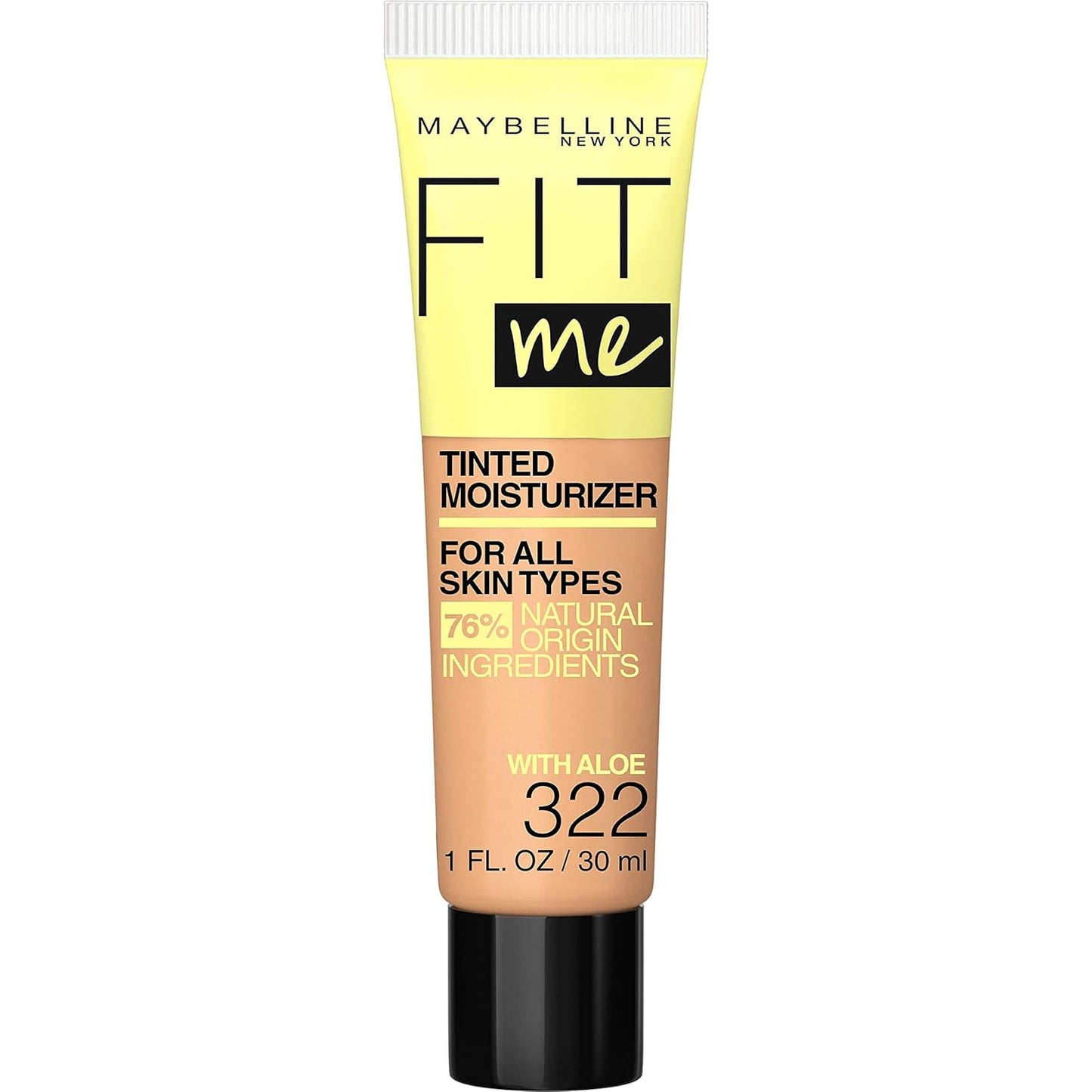 Maybelline Fit Me Tinted Moisturizer – Natural Coverage Hydrating Face Makeup, Lightweight Skin Tint, 1 Count