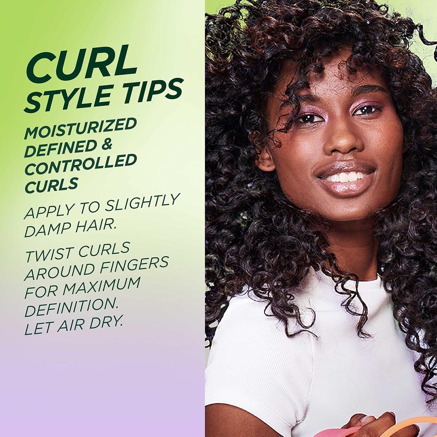 Fructis Style Curl Sculpt Cream Gel – Curl-Defining Conditioning Gel for Bounce & Moisture, 5.1 Fl Oz, Anti-Frizz Formula (Packaging May Vary)