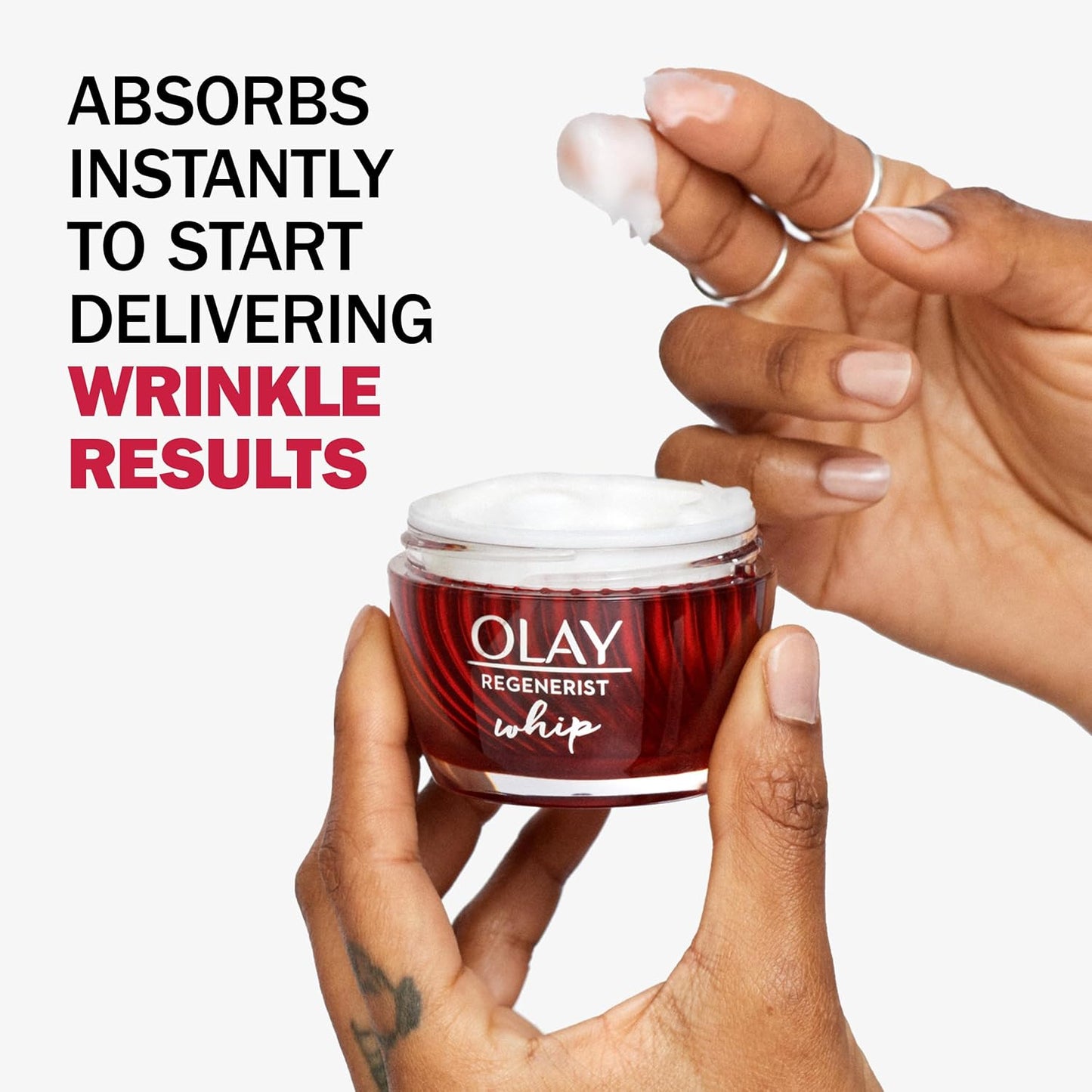 Olay Regenerist Whip Face Moisturizer – Lightweight Anti-Aging Cream, 1.7 Oz