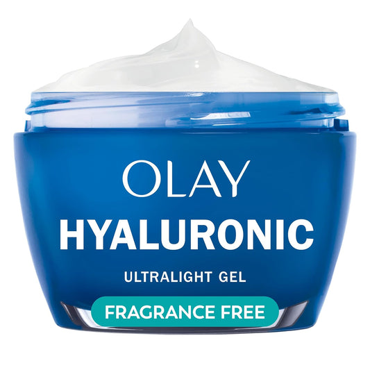 Hydrating Hyaluronic Acid Face Moisturizer – Fragrance-Free, Niacinamide & Peptides – Plumps, Smooths & Renews Dry Skin (1.7 oz)