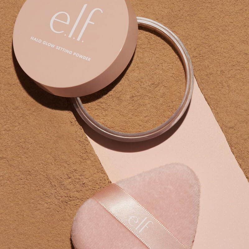 Halo Glow Powder Puff – Soft, Reusable & Vegan-Friendly for Flawless Loose or Pressed Powder Application