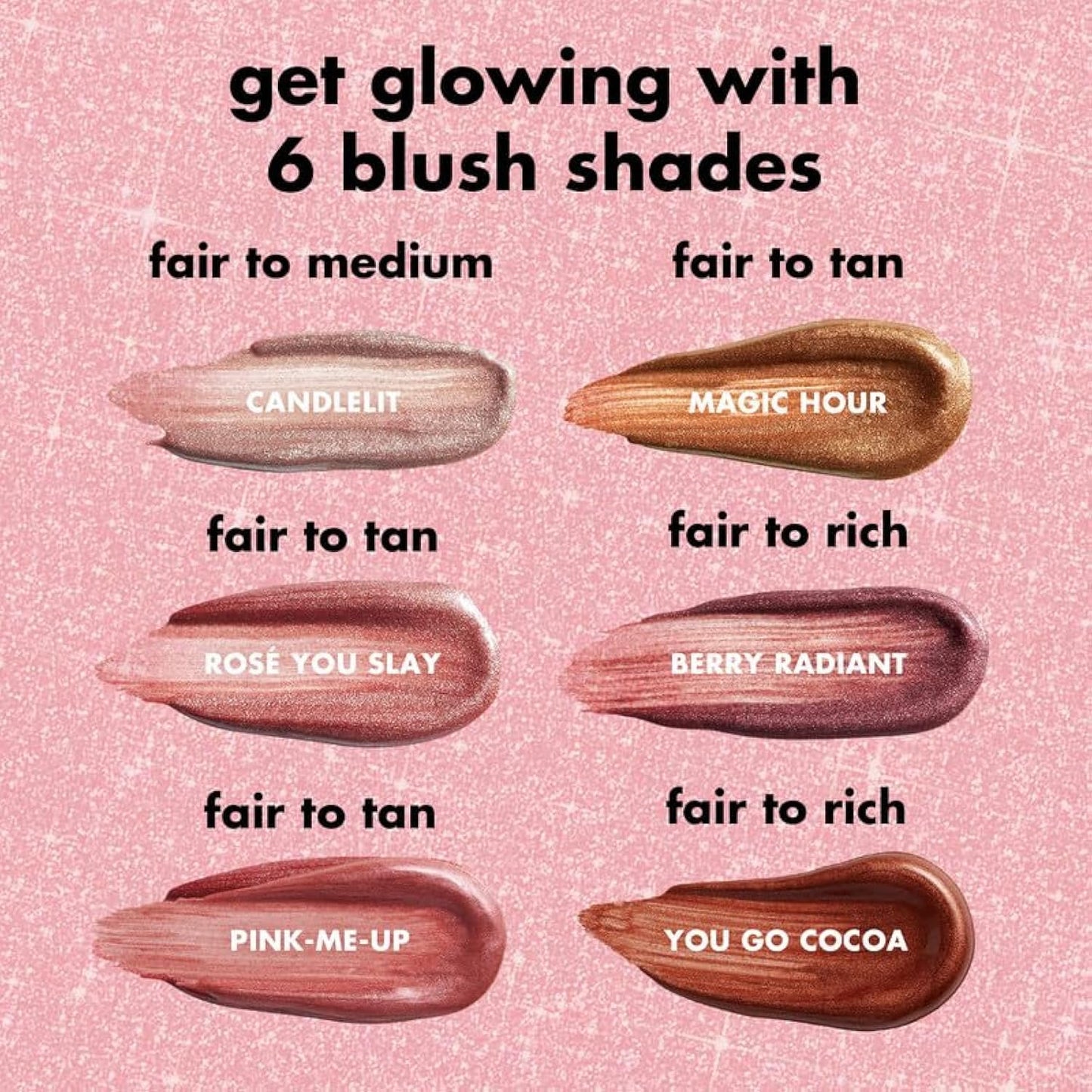 Halo Glow Blush Beauty Wand – Rosé You Slay | Radiant Liquid Blush for Flushed Cheeks, Infused with Squalane, Vegan & Cruelty-Free