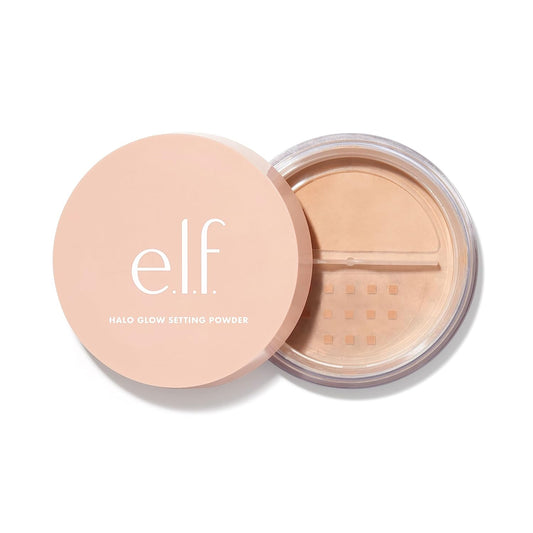 Halo Glow Soft Focus Setting Powder – Silky Medium Powder for a Soft, Radiant Glow Without Shine – Smooths Pores & Fine Lines
