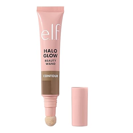 Halo Glow Contour Beauty Wand – Light/Medium | Liquid Contour for a Naturally Sculpted Look, Buildable Formula, Vegan & Cruelty-Free