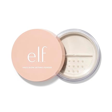 Halo Glow Soft Focus Setting Powder – Silky Medium Powder for a Soft, Radiant Glow Without Shine – Smooths Pores & Fine Lines