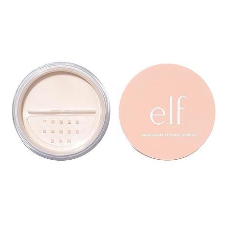 Halo Glow Soft Focus Setting Powder – Silky Medium Powder for a Soft, Radiant Glow Without Shine – Smooths Pores & Fine Lines